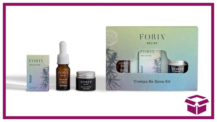 Image for Wave Period Pain Goodbye: New Cramps Be Gone Kit From Foria